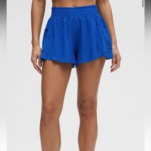 Lululemon Shake It Out High-Rise Running Short 2.5" in Galactic Cobalt
